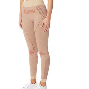 KAPPA AUTHENTIC TRYBUNALSKI KNIT LEGGINGS - BEIGE